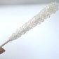 Classic Rock Candy Sticks, Sugar Rock Crystal Lollipops, Individually Wrapped (Pack Of 60, Clear White)