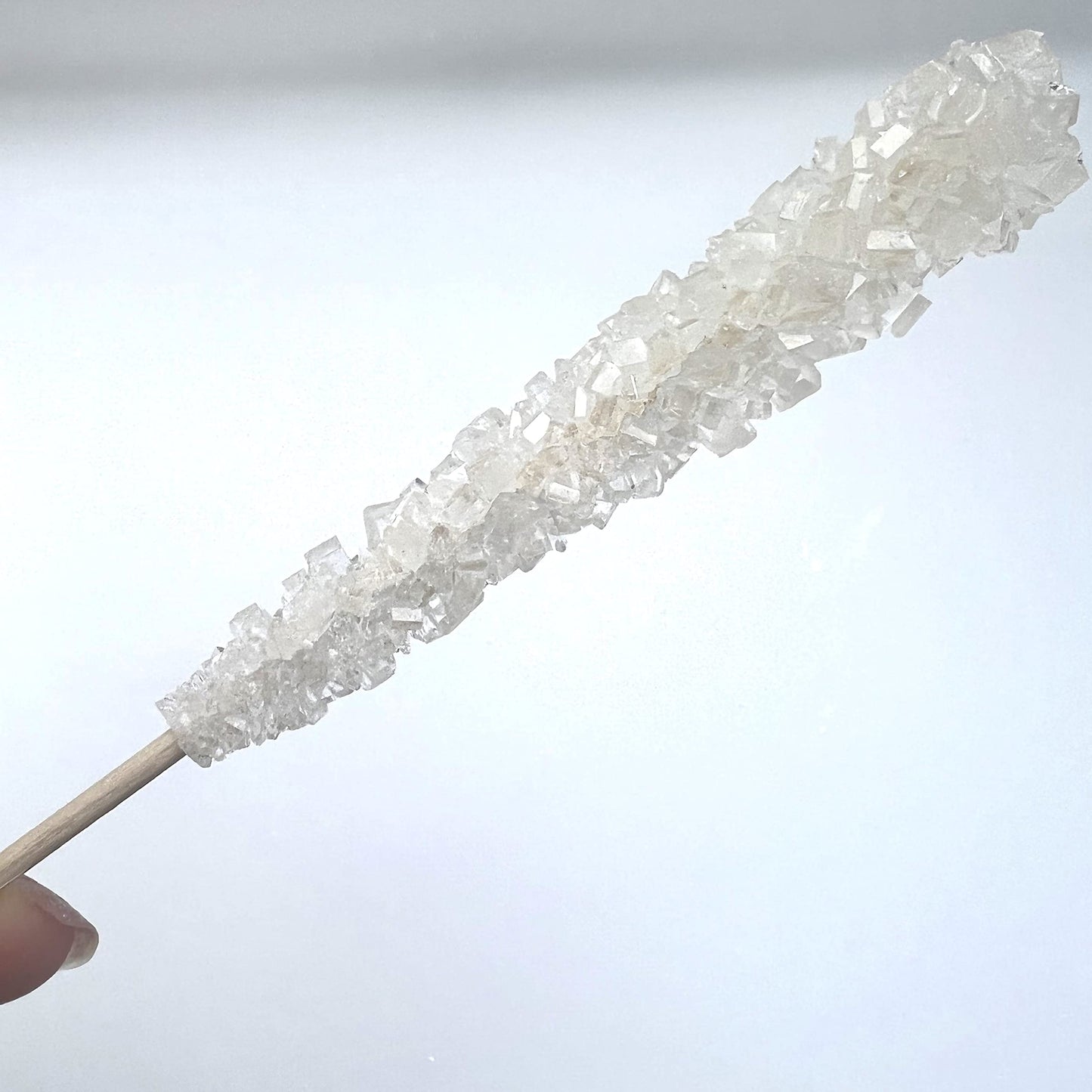 Classic Rock Candy Sticks, Sugar Rock Crystal Lollipops, Individually Wrapped (Pack Of 60, Clear White)