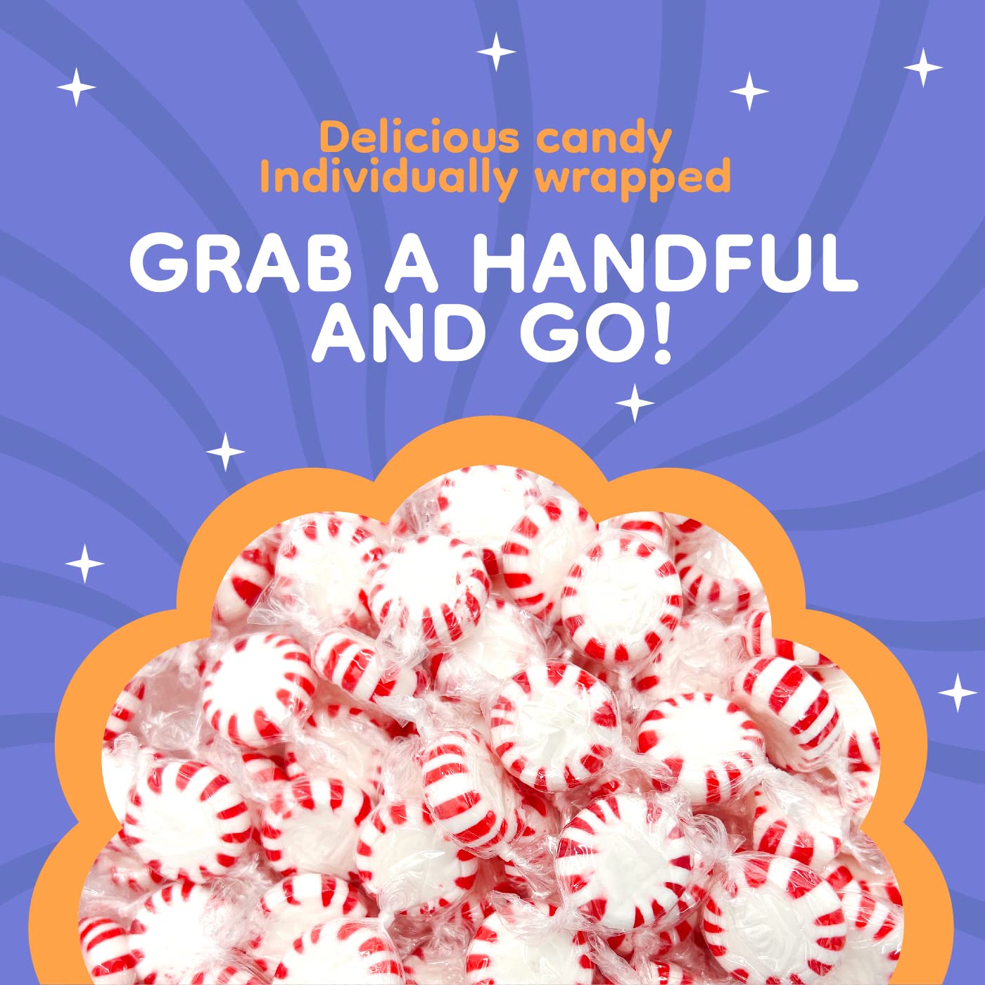 Starlight Peppermint Mints | 2 Pound Bag | Hard Candy - Approx. 150 Count