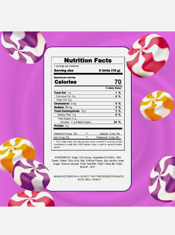 Creamy Delight Candy | Mixed Fruit Hard Candies, Strawberry, Blackberry, Peach Flavors, Individually Wrapped, 4.5 Oz Bags - (3 -