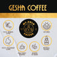 Mt. Zulu Gesha/Geisha Exotic Coffee Beans, Premium Specialty Coffee, 86.75 Sca, Medium Roast, Chamomile, Calendula & Chocolate N