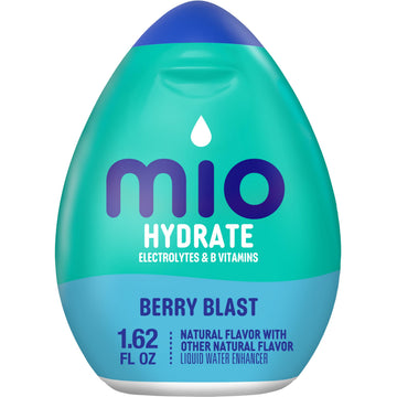 MiO Sport Liquid Water Enhancer, Caffeine Free, Berry Blast, 1.62 fl oz (Pack of 12)