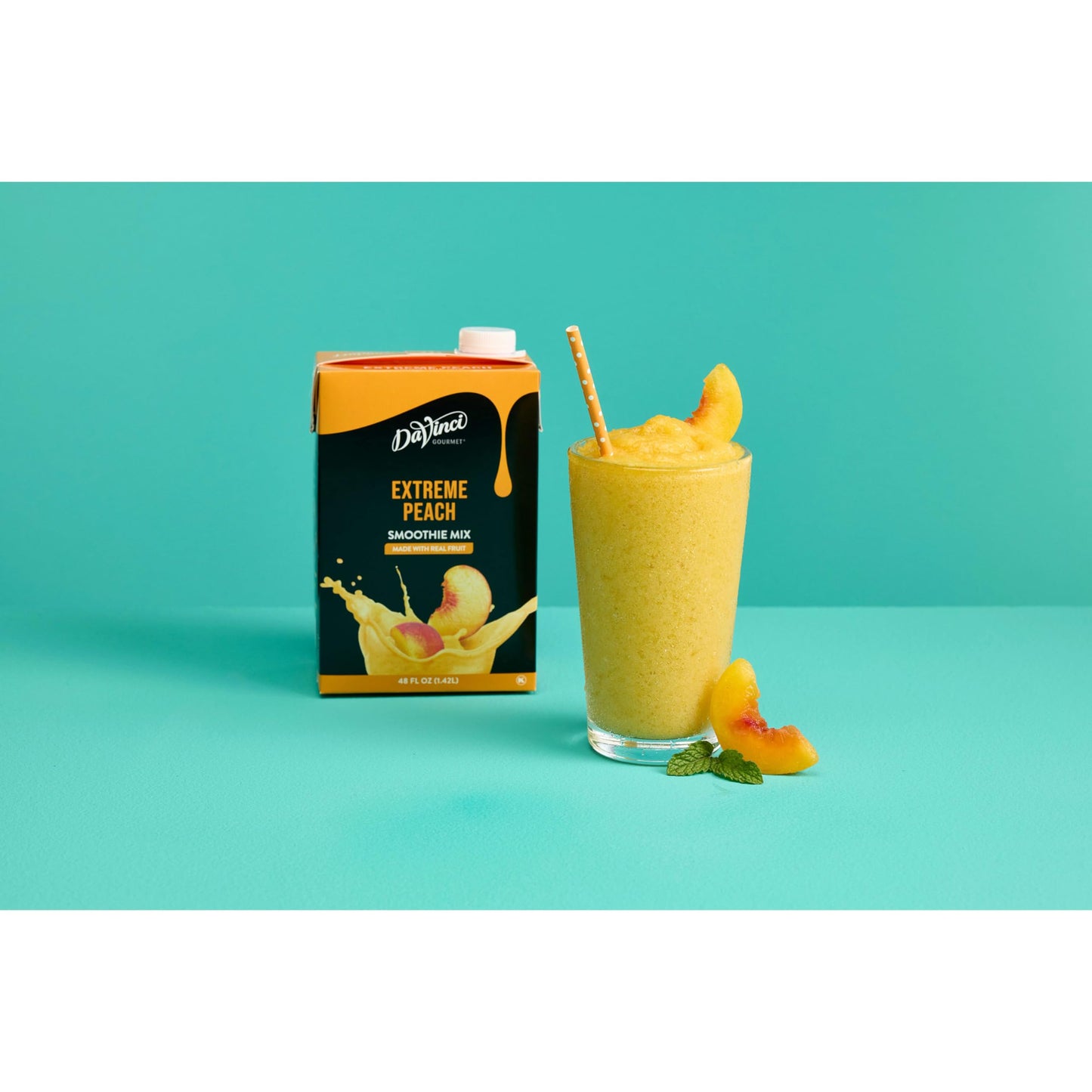Davinci Gourmet Extreme Peach Smoothie, 48 Fluid Ounces (Pack Of 1)
