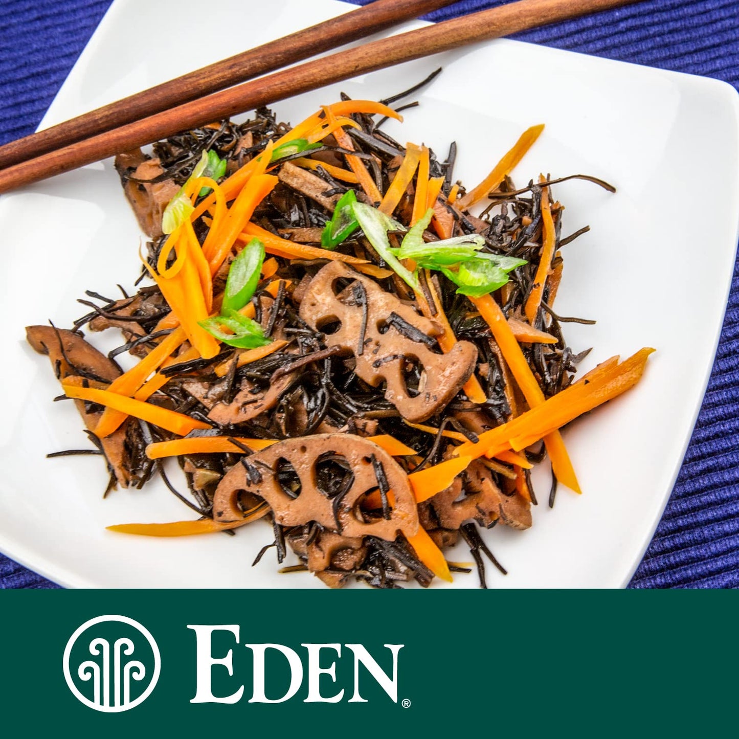 Eden Arame, Japanese Wild Sea Vegetable, Natural Seaweed, Hand Harvested, Chopped, Cooked, And Sun-Dried, Japan, 2.1 Oz