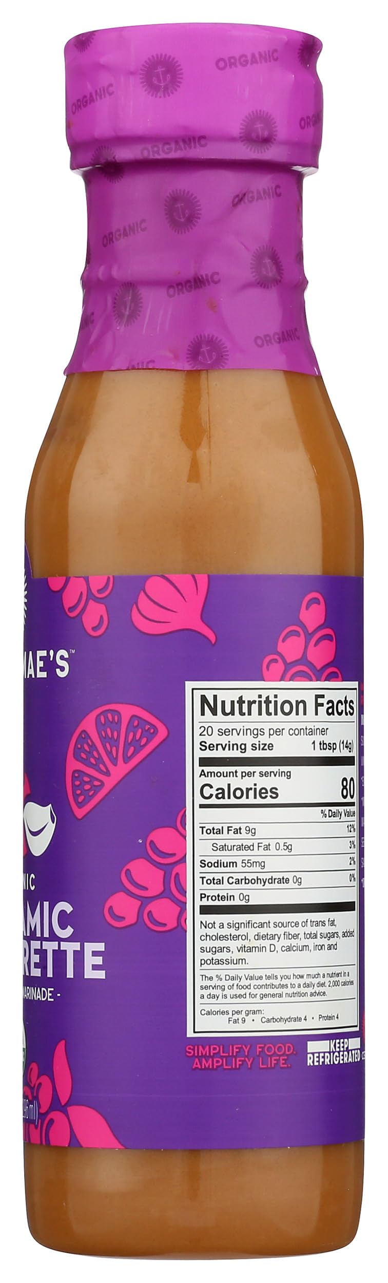 Tessemaes, Organic Balsamic Vinaigrette, 10 oz