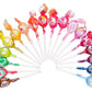 Blow Pops Charms Minipops Candy Lollipops, 18 Assorted Flavors, 75 Count Bag, Orange & Blue