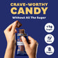 Krackd Snacks Keto Milk Chocolate Snack Bars - Vegan, Low Carb, On-The-Go, Low Calorie Snack, Chocolate Candy With Peanut Butter