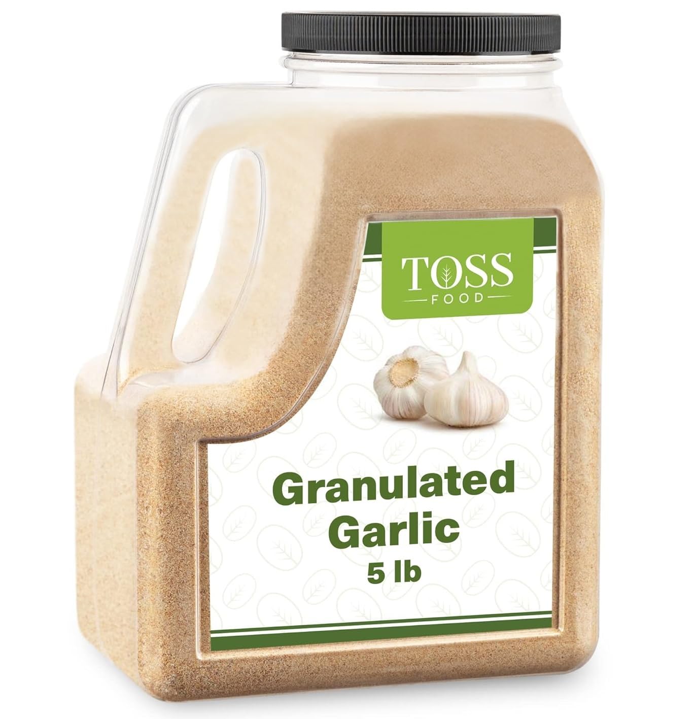 TOSS Granulated Garlic 5 LB - Bulk Granulated Garlic Spice, Great for Flavoring Dishes and Enhancing Taste