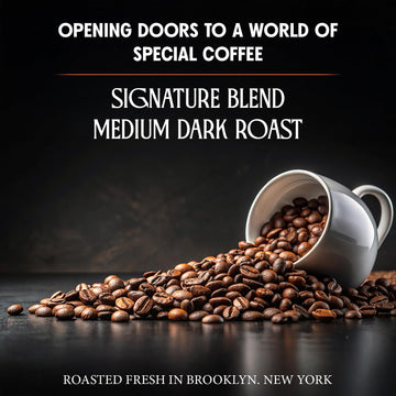 Forza Whole Bean Coffee, Medium Dark Roast Coffee Beans Bold Flavor With Dark Chocolate, Hazelnuts & Caramel, 12 Oz Specialty Be