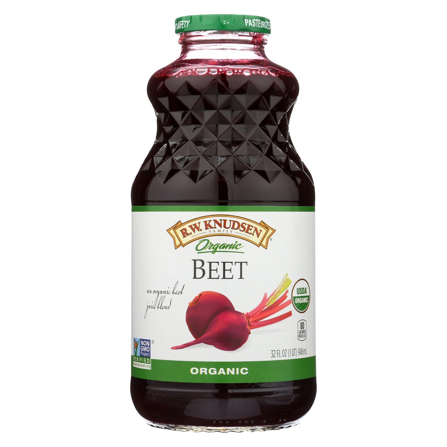 R.W. Knudsen, Juice, Og2, Beet, 32 Fl Oz (Pack Of 6) (Gluten Free Gmo Free 95%+ Organic)