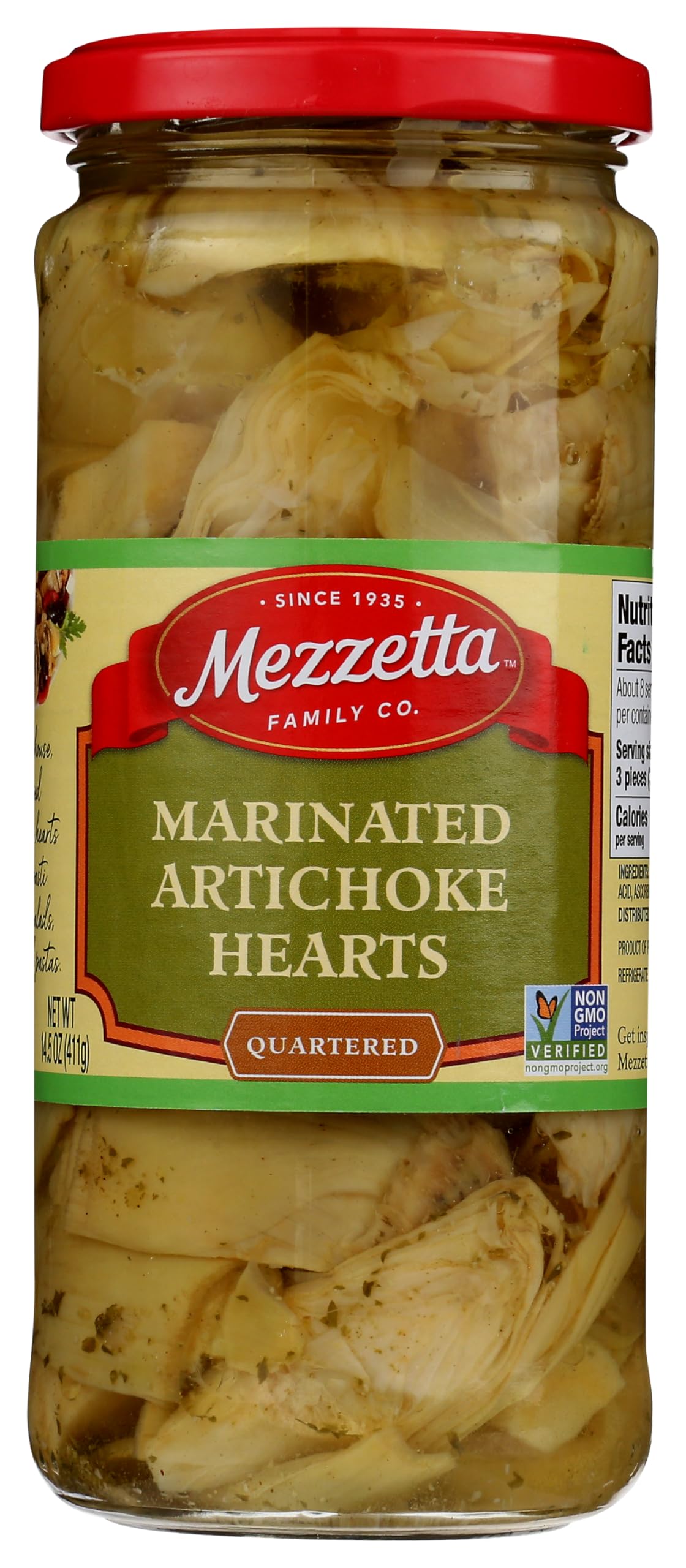 Mezzetta Artichoke Hearts Marinated 14.5 Ounce