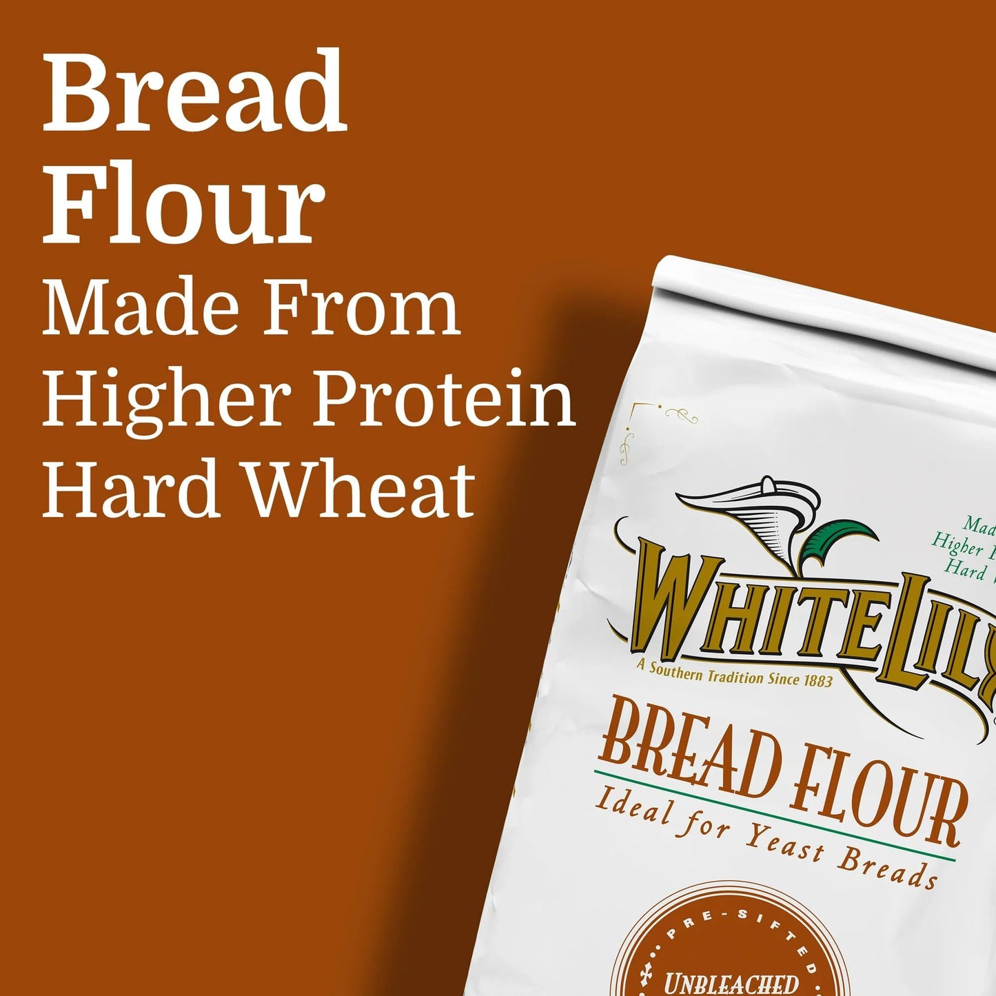 White Lily Bread Flour, 5 Lb Bag (Pack Of 2)