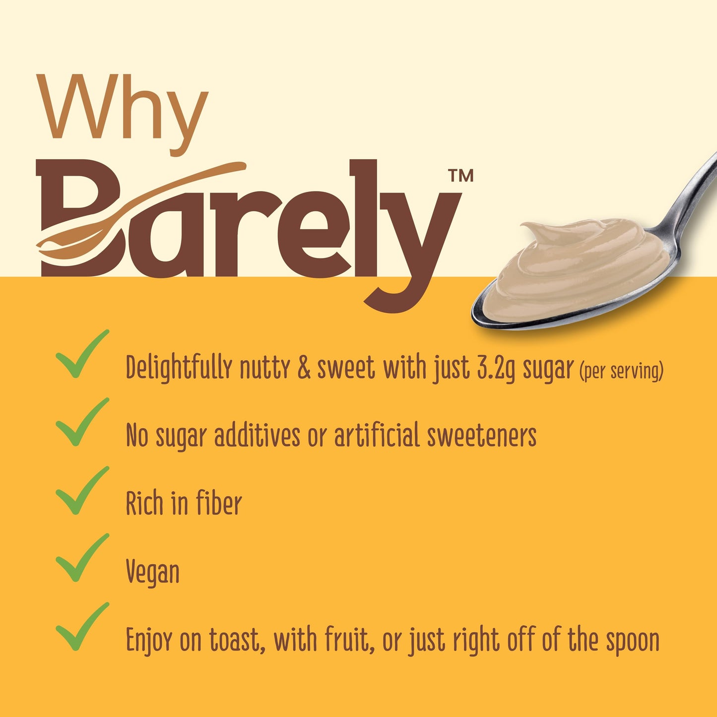 Barely Sweet Mediterranean Sesame Spread, Keto Friendly, Low Sugar, 3.2g Cane Sugar per Serving, Pack of 6