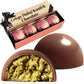 Dubai Pistachio Kunafa Chocolate Balls - Crunchy Kataifi & Creamy Pistachio Milk Chocolate Truffles (4 Pieces)