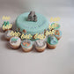 Gyufise 24 Pack One Cupcake Toppers Gold Glitter First Birthday Decorations For Kids Boy Girl First Birthday Party Decoration Supplies