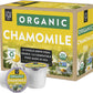 Organic Chamomile Herbal Tea K-Cup Pods  24 Pods by FGO - Keurig Compatible - Naturally Caffeine-Free Tea  enhanced Green Tea is USDA Organic  Non-GMO  & Recyclable