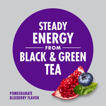 V8 Energy Drink, Pomegranate Blueberry, 8 Fl Oz Can, Pack of 12