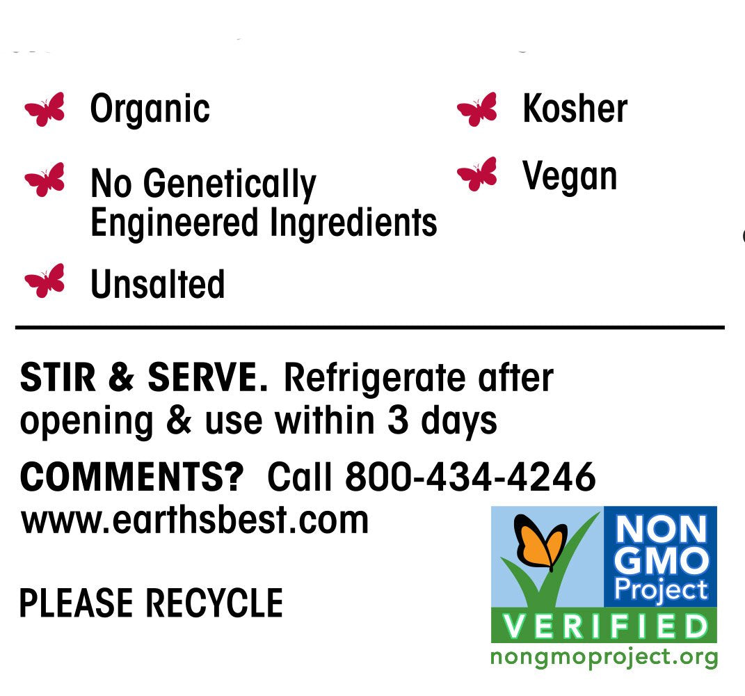 Earth'S Best Organic Baby Food Jars, Stage 2 Fruit Puree For Babies 6 Months And Older, Organic Apples, 4 Oz Resealable Glass Ja