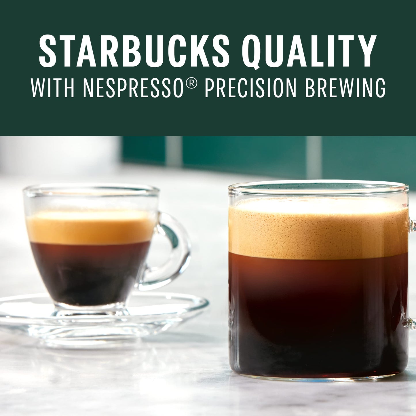 Starbucks Dark Roast Coffee Pods, French Roast, 32 Count, For Nespresso Vertuo
