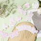 PEUTIER 24pcs Bow Cupcake Toppers, Pink Paper Decorations for Birthday, Wedding, Bachelorette Party, Model 13105