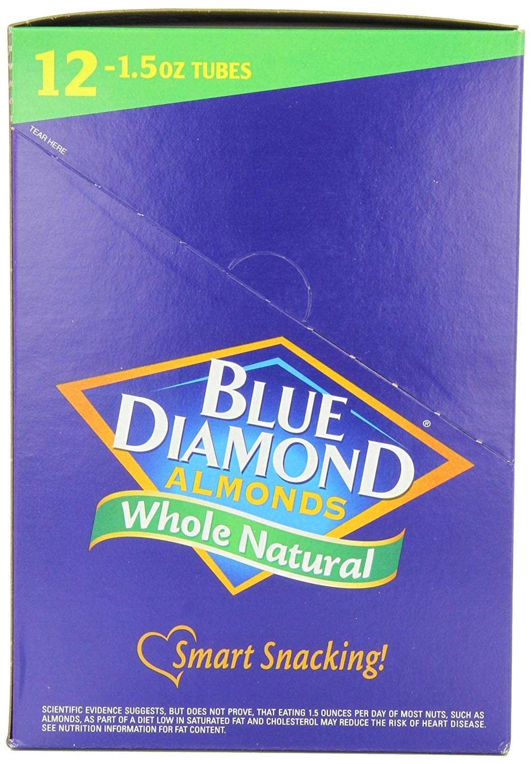 Blue Diamond Almonds, Whole Natural Raw Almonds, 1.5 Ounce (Pack of 24)