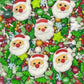 1 Bottle Christmas Sprinkles | Cake Cupcakes And Ice Cream Topper Decorations | Edible Holiday Sprinkles 3.35 Oz(6 Santa Tree Mixing) For Christmas