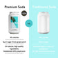 Something & Nothing Sparkling Water - Flavoured, Vegan, Low Calorie, 350ml Cans, Pack of 12, G  & Lemon Juice, Cucumber