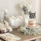 Rssta i Cake Topper - Glitter 45th Birthday Decoration, Black