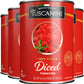 Tuscanini Diced Tomatoes 14.1oz (4 Pack) | 100% Italian Tomatoes, Delicious Taste & Texture, Perfect for Pizza and Sauces, BPA F