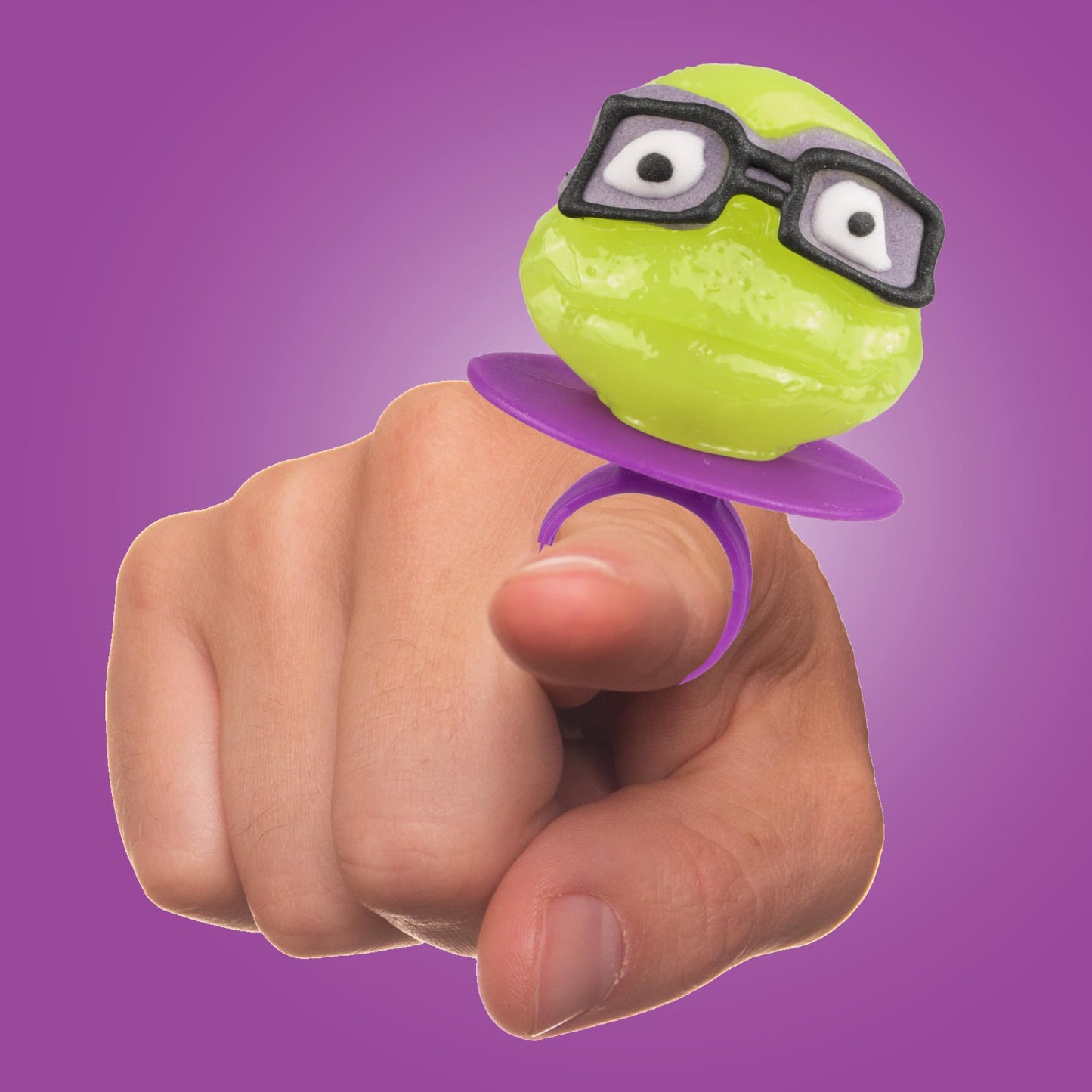 Imaginings 3 Teenage Mutant Ninja Turtles Individually Wrapped Lollipop Rings, Leonardo, Raphael, Michelangelo, And Donatello, D