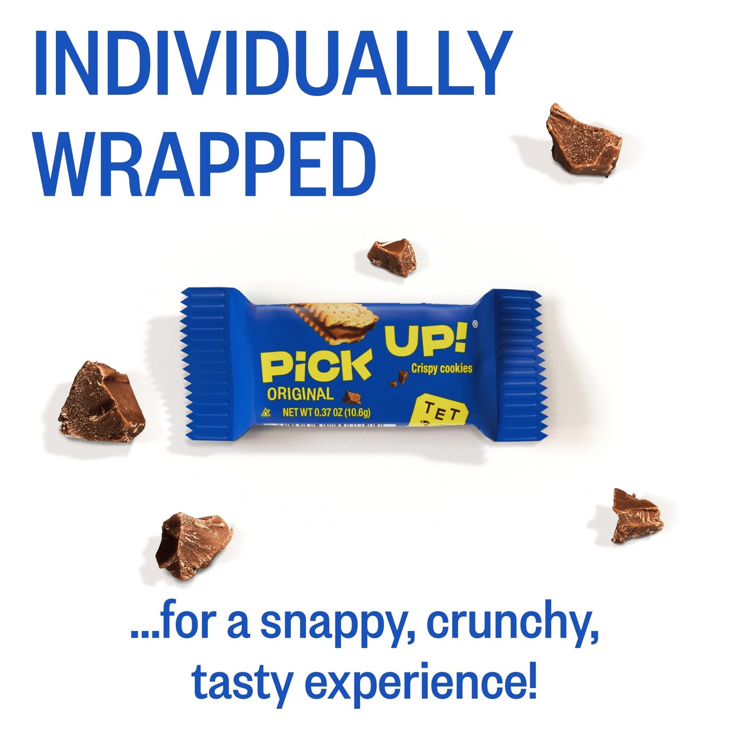 Bahlsen PiCK UP! Minis Original - 30 Cookies (3 Bags, 10 Cookies Each) - German Chocolate Sandwich Biscuits - Kosher