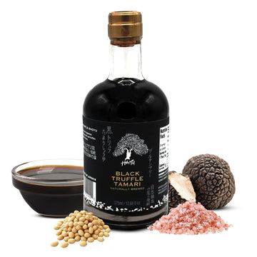 Haku Black Truffle Tamari Naturally Brewed Aged 2 Years, 12.68 Oz (375 Ml) - Traditional Gourmet Dipping Sauce & Marinade For Su