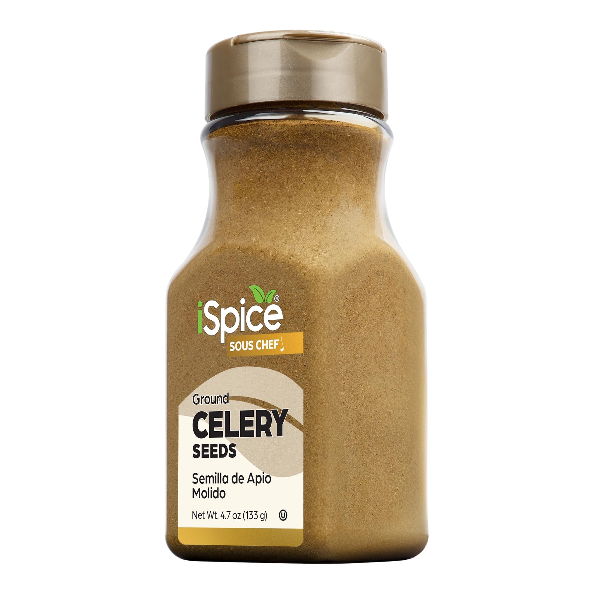 Ispice | Celery Seed Ground | Kosher | Gourmet Spice | Kosher (4.7 Oz)