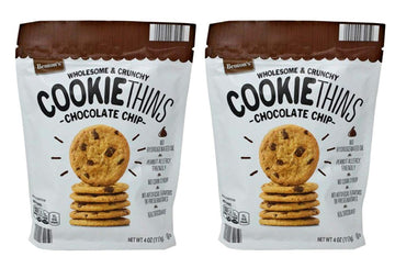 Benton's Wholesome and Crunchy Cookie Thins Chocolate Chip 2 ct