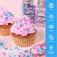 Edible Pink Sprinkles For Cake Decoration, Flower Sprinkles, Pearl Sprinkle, Pink Confetti Sprinkles For Valentines Cake Decorat