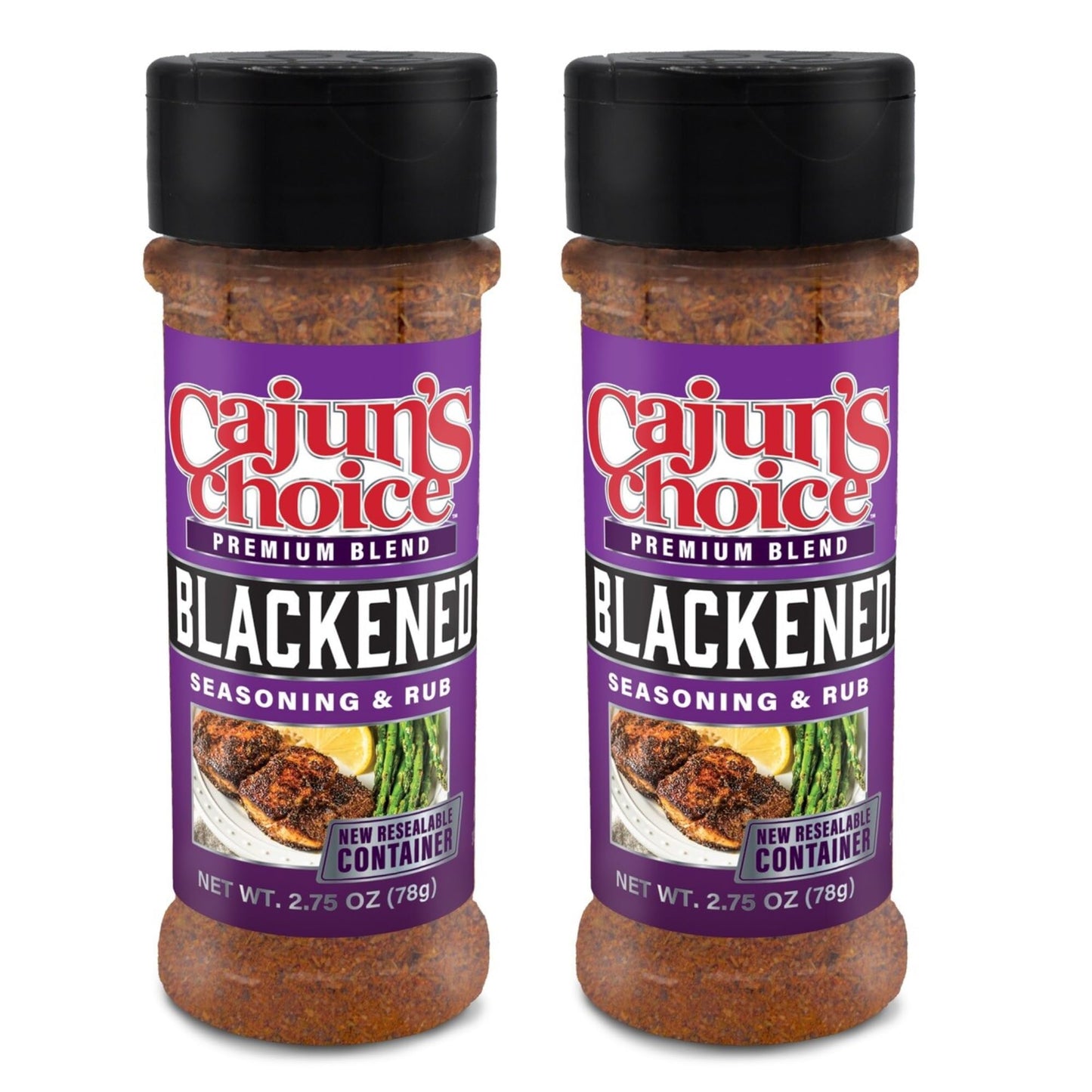 Blackened Seasoning 2.75 Oz Cajun'S Choice Louisiana Foods (2 Pack)