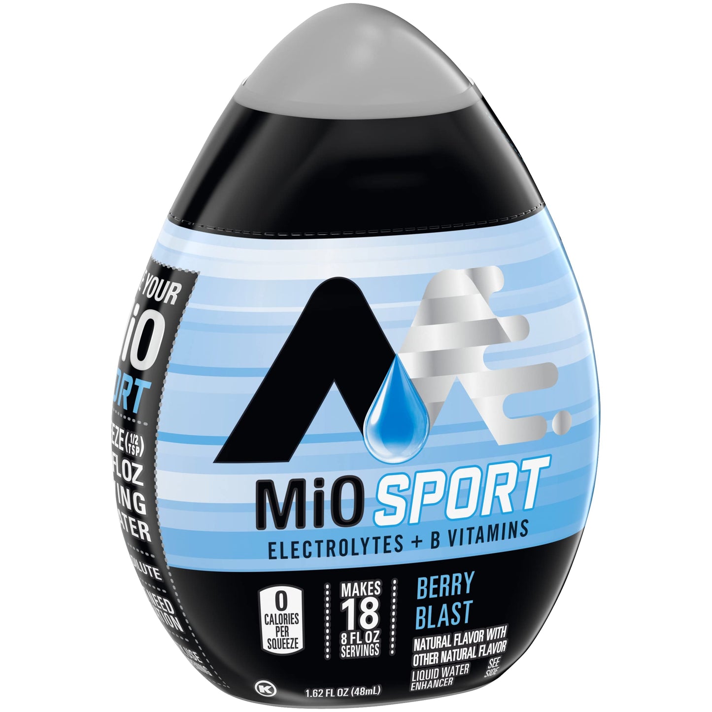 Mio Sport Liquid Water Enhancer, Berry Blast, 1.62 Fl Oz (Pack of 4)