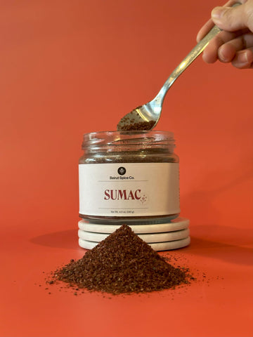 Beirut Spice Co. Pure Sumac - No Salt, No Additives, Single Origin Lebanese Sumac Powder 4.2 Oz