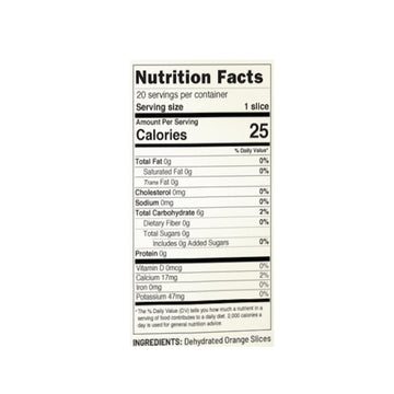 Barsmith Dehydrated Orange Slices (1.6Oz) - Real Orange Garnish For Cocktails, Mocktails, Tea & Baking - Zesty Citrus Flavor - P