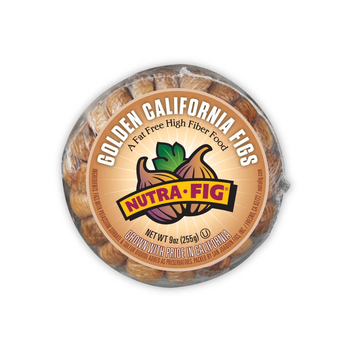 Nutra Fig Dried Figs - No Sugar Added, Gluten-Free, High Fiber, 9 Oz