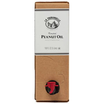 La Tourangelle Roasted Peanut Oil, Unrefined, Slow Roasted, 169 Fl Oz, Orange