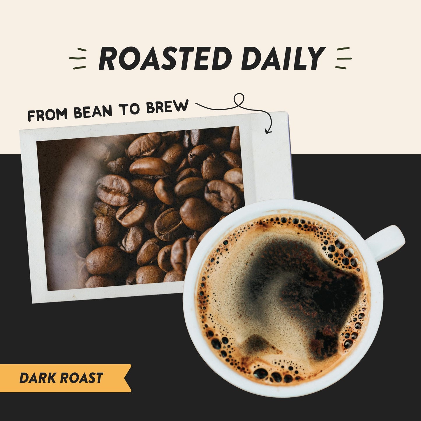 Angelino's Coffee Dark Roast Espresso Beans, 12oz Whole Bean with Dark Chocolate & Caramel Notes, Small Batch Crafted Reserve Collection