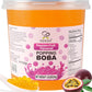 Soeos Passion Fruit Popping Boba Pearls 6.6 Pounds, Bursting Boba Pearls for Bubble Tea, Beverages, Shakes, Desserts, Smoothie a