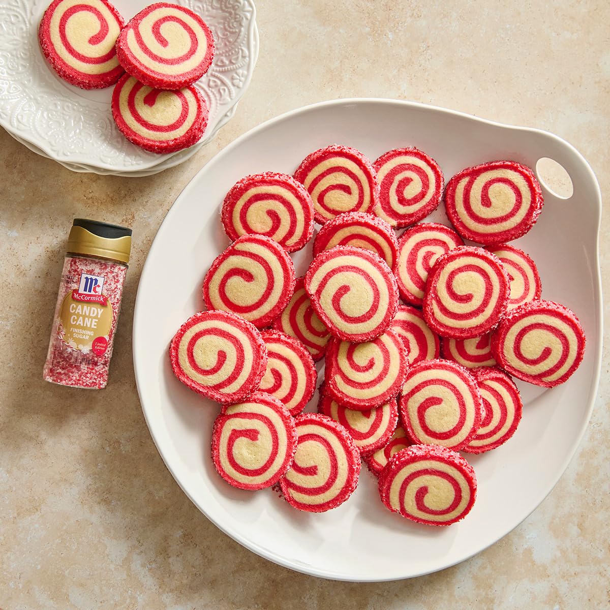 Mccormick Candy Cane Finishing Sugar, 3.81 Oz