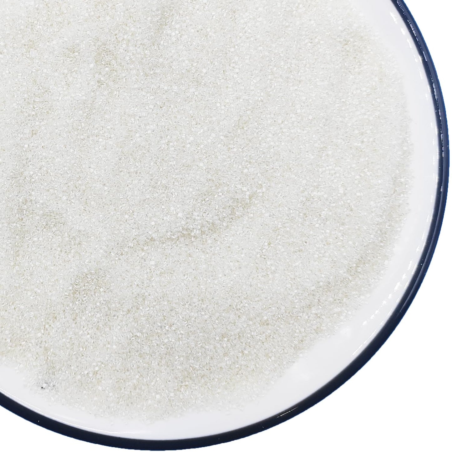 Edible 5 Ounce Fine Decorative White Sanding Sugar Sprinkles for Baking, Sparkling Crystals for Cakes, Cookies, Cupcakes, Ice Cr