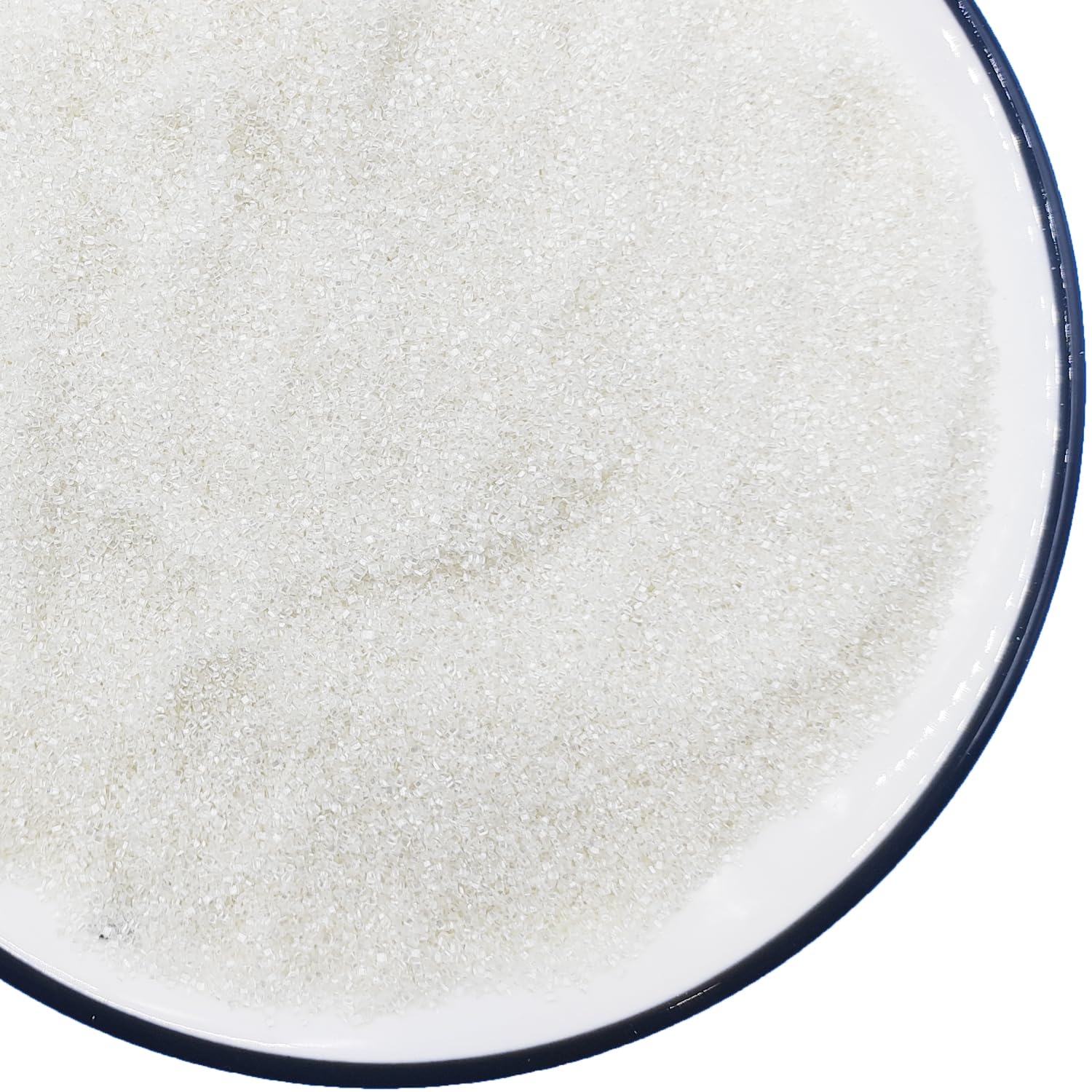 Edible 5 Ounce Fine Decorative White Sanding Sugar Sprinkles for Baking, Sparkling Crystals for Cakes, Cookies, Cupcakes, Ice Cr