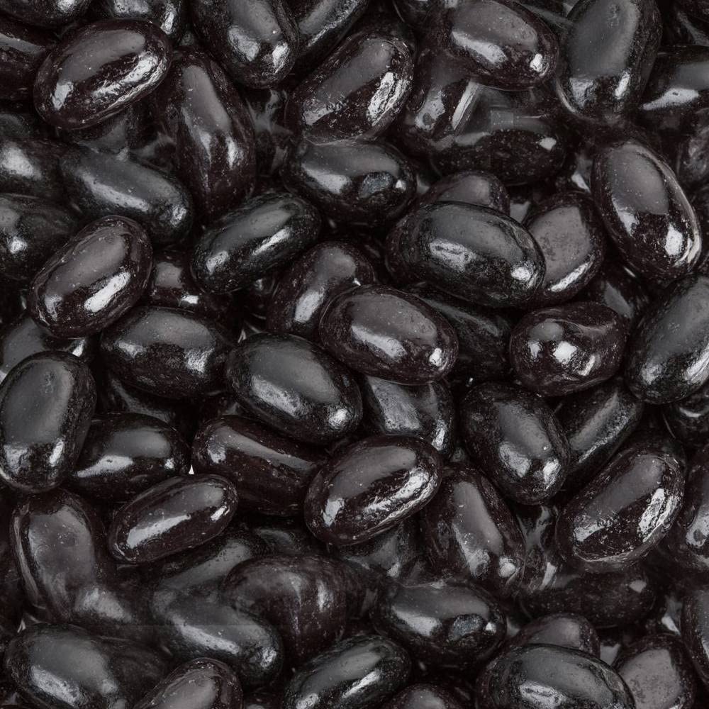 Lingtoolator Icorice Jelly Beans, Four 19-Oz Bags Of Jumbo Jelly Beans