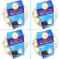 4 Pack Krunchy Melts Original Meringue Cookies | Chocolate Chip Flavor 4-Pack | Only 90 Calories Per Serving | Low Fat, Gluten F