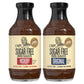 G Hughes Sugar Free BBQ Sauces Pack of 2 - Hickory & Original, Gluten Free, 18 oz