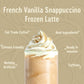 ColdSnap French Vanilla Snappuccino Pods, 12-Count - Creamy Frozen Latte Coffee Beverage, No Prep, No Freezer Required